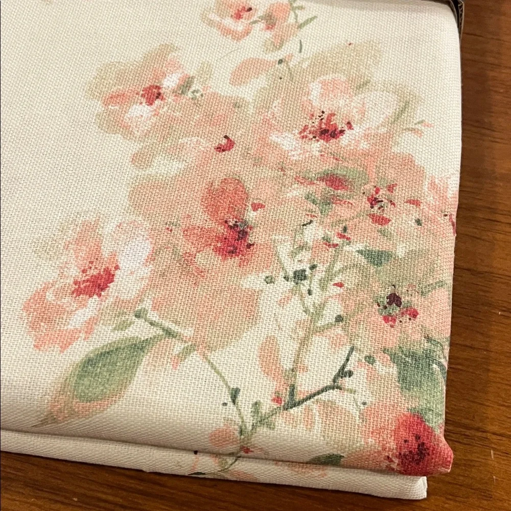 Polo Ralph Lauren Floral Shower Curtain 70”x72” new white